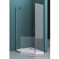 Душевой уголок BelBagno KRAFT-P-1-90-C-Cr-L (прозрачное стекло)