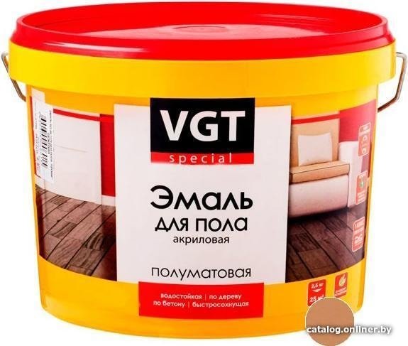 Эмаль VGT Профи для пола ВД-АК-1179 2.5 кг (светлый орех)