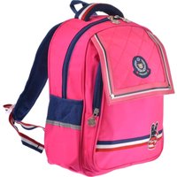Школьный рюкзак Sun Eight SE-2696 (ярко-розовый/темно-синий)
