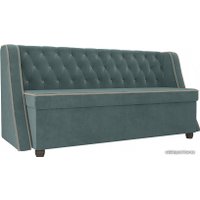 Диван Лига диванов Лофт 104546 (велюр, бирюзовый)