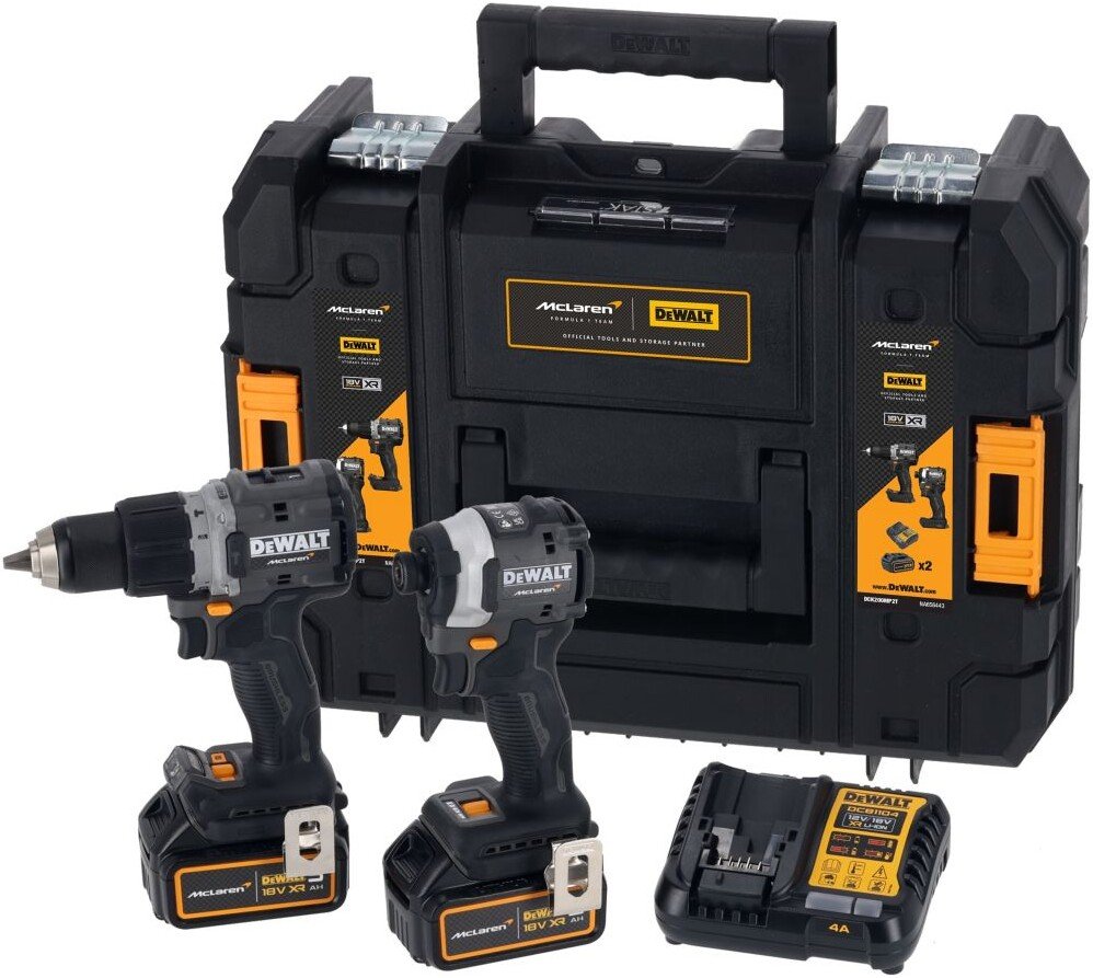 

DeWalt DCK200MP2T (шуруповерт, винтоверт, 2 АКБ, кейс)