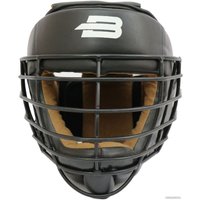 Cпортивный шлем BoyBo Flexy с металлической решеткой (S, черный)