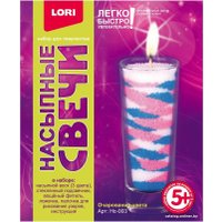 Набор для изготовления свечей Lori Насыпные свечи. Очарование цвета Нс-003