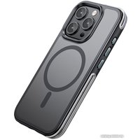 Чехол для телефона Hoco AS5 для iPhone 15 Pro магнитный противоударный (черный)