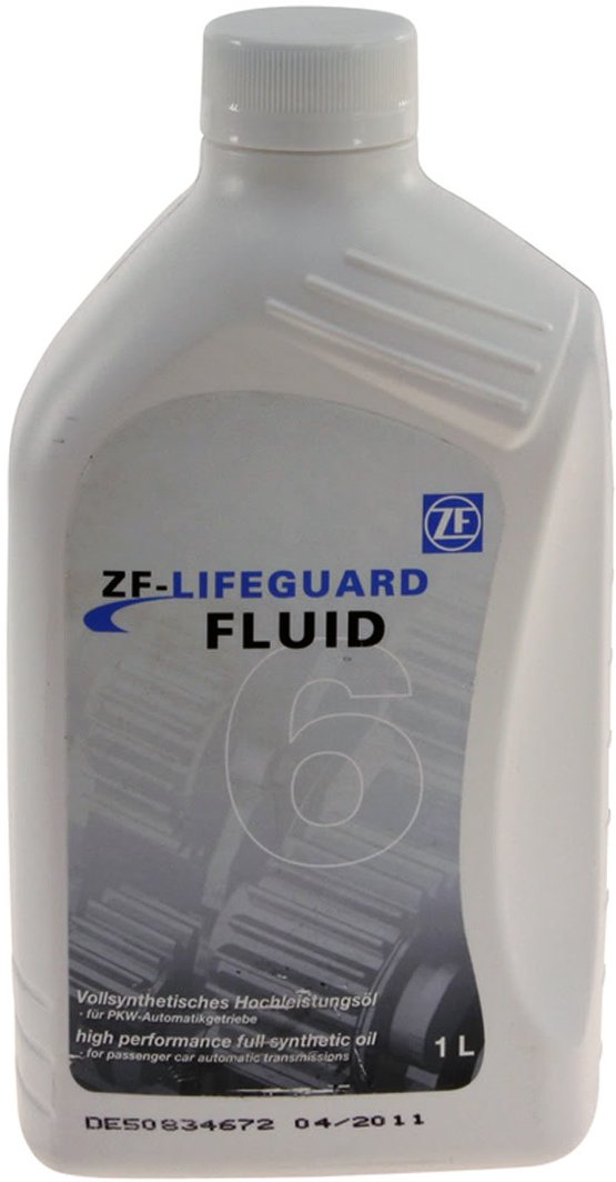 

Трансмиссионное масло ZF LifeguardFluid 6 1л