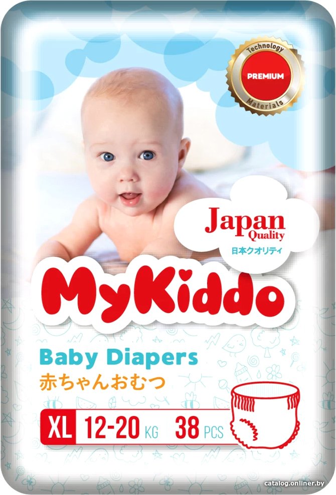 Трусики-подгузники MyKiddo Premium 5 (38 шт)