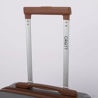 Чемодан-спиннер Grott 340-614/5-18 (светло-серый)