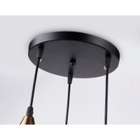 Подвесная люстра Ambrella light Traditional TR8435/3 BK/FGD (черный/золото)