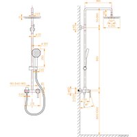 Душевая система  RGW SP-31B