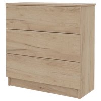 Комод Горизонт Нео 760 3 ящика (дуб золотой крафт)