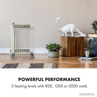 Масляный радиатор Klarstein Thermaxx Retroheat 2000W (серый)