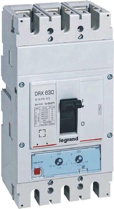 

Выключатель автоматический Legrand DRX630 ТМ 630A 667653