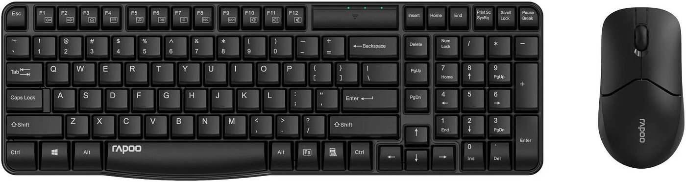 Офисный набор Rapoo X1820 (черный)