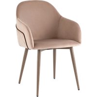 Стул с подлокотниками Stool Group Новел LV-110-H61/H74K-02-7006P (серо-коричневый)