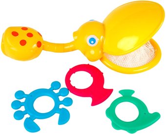 Набор игрушек для ванной ПоМа Пеликан на охоте 3+ (4шт)