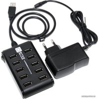 USB-хаб 5bites HB210-205PBK