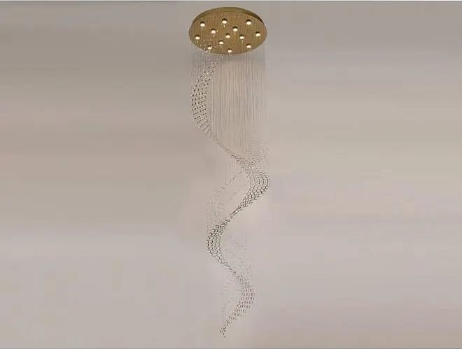 

Подвесная люстра Newport 8213/300 gold NEW