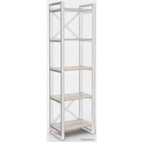 Стеллаж Hype Mebel Стандарт 50x170 (белый/древесина белая)