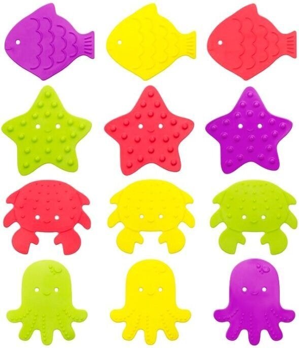 

Комплект ковриков для купания Roxy Kids RBM-010-12 12 шт.
