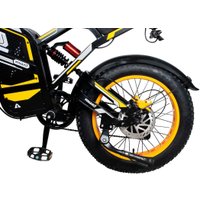 Электровелосипед Minako Apex 2025 (черный/желтый)