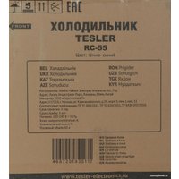 Однокамерный холодильник Tesler RC-55 (синий)