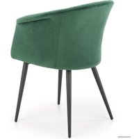 Стул с подлокотниками Halmar K421 (темно-зеленый)