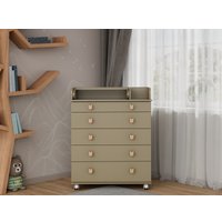 Детский комод Incanto Мишка с органайзером 800/5 PK-0060/06 (кашемир)