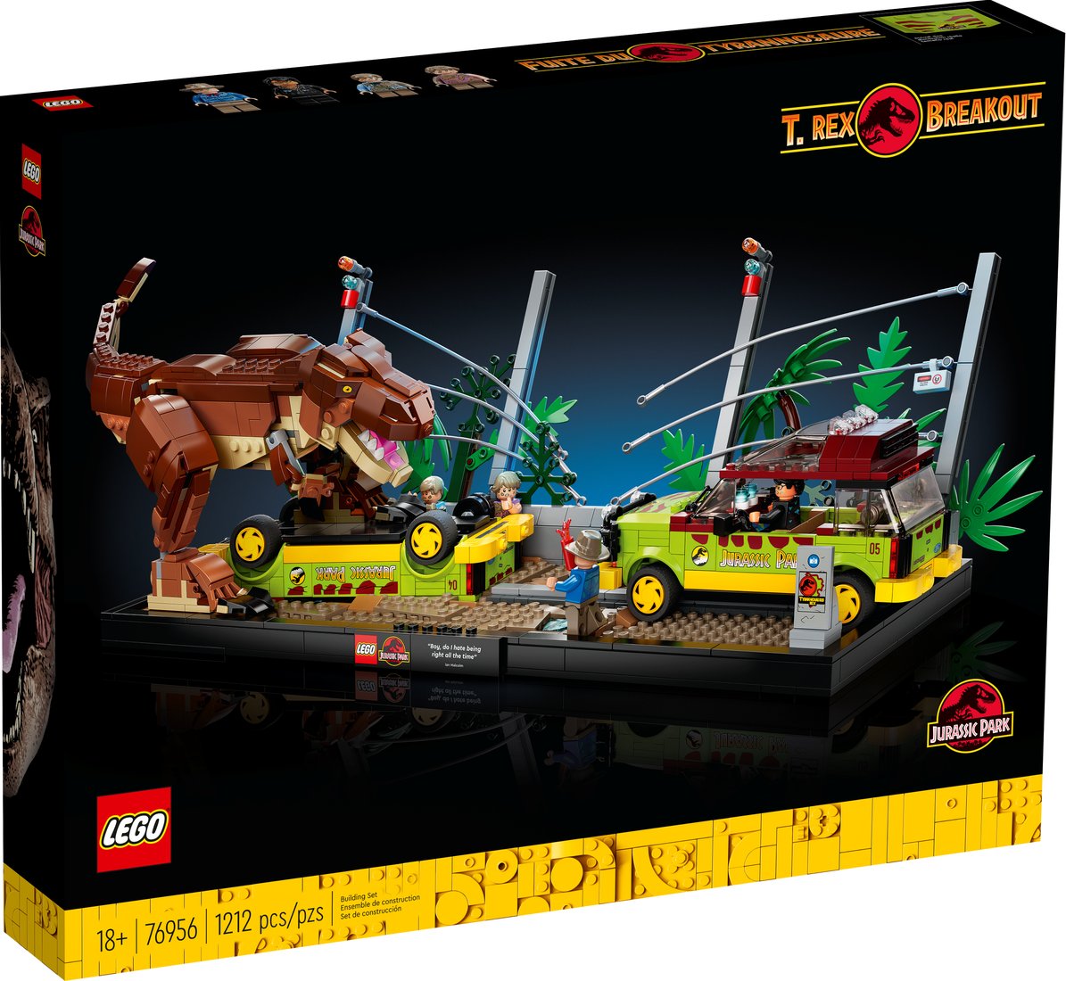 

Конструктор LEGO Jurassic World 76956 Побег Ти-Рекса