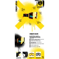 Горнолыжная маска (очки) Terror Snow Defender (золотой)