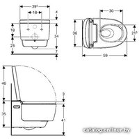 Унитаз подвесной Geberit AquaClean Mera Comfort [146.214.21.1]