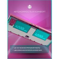 Клавиатура IO by Red Square Type 68 Pro g3ms Aquamarine (бирюзовый/розовый)