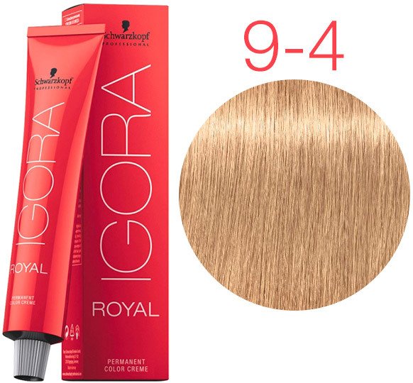 

Крем-краска для волос Schwarzkopf Professional Igora Royal Permanent Color Creme 9-4 60 мл