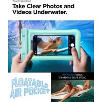 Чехол для телефона Spigen A610 Universal Waterproof Float ACS06012 (зеленый)
