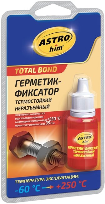 

ASTROhim Total Bond Герметик-фиксатор неразъемн. термостойкий 6мл AC-9012