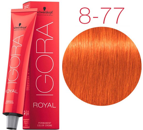 

Крем-краска для волос Schwarzkopf Professional Igora Royal Permanent Color Creme 8-77 60 мл