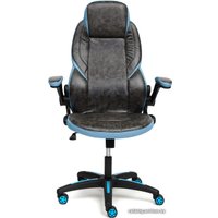 Игровое (геймерское) кресло TetChair Bazuka (серый/голубой)