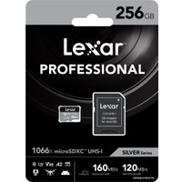 Карта памяти Lexar microSDXC LMS1066256G-BNANG 256GB (с адаптером)