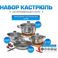 Набор кастрюль AQRA PT1-2