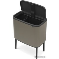 Система сортировки мусора Brabantia Bo Touch Bin 11+23 л (платиновый)