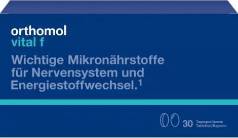 

БАД Orthomol Vital F (капсулы №30 + таблетки №30)