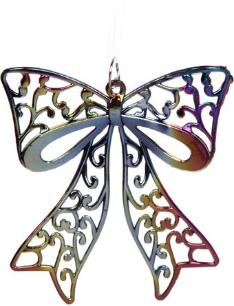 Серпантин Бантик ажурный 9 см (хамелеон) 916-927