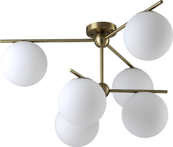 

Подвесная люстра Crystal Lux FELIZ SP-PL6 BRONZE/WHITE