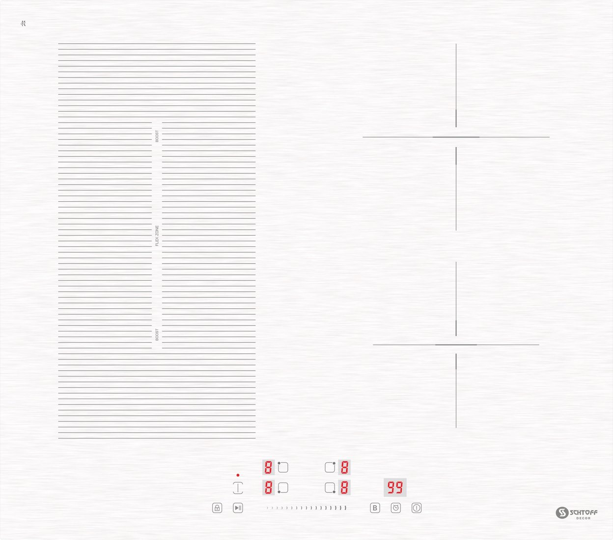 

Варочная панель Schtoff I6 S07B White