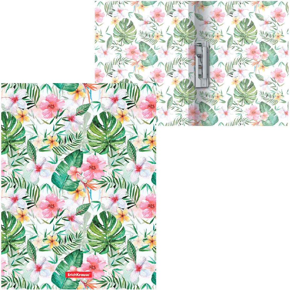 

Набор папок Erich Krause Tropical Nature с бок. зажимом 49379 (4 шт)