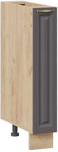 

Шкаф напольный Трия Лина 1Н15К (дуб крафт золотой/графит)