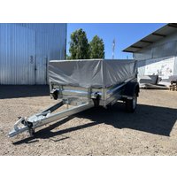 Одноосный прицеп AvtoS A25M1B (2500x1300x300, R13, ресс. AL-KO)