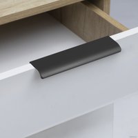  AKS накладная алюм. MONBLAN 320/400 черный матовый,