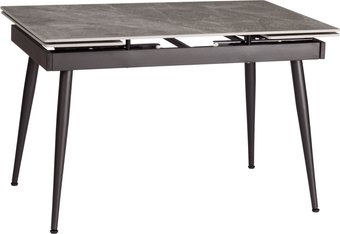 Кухонный стол TetChair Lord Grey 180x80x75 (серый/черный)