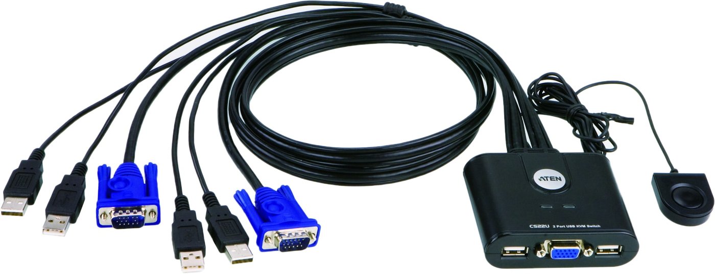

KVM переключатель Aten CS22U-A7