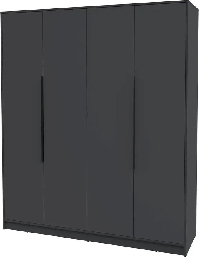 

Шкаф распашной Интерлиния Концепт КТ-Ш4 Глосс (антрацит/пепел)